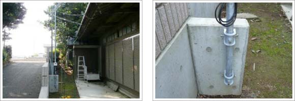 築80年の家屋のアンテナ工事